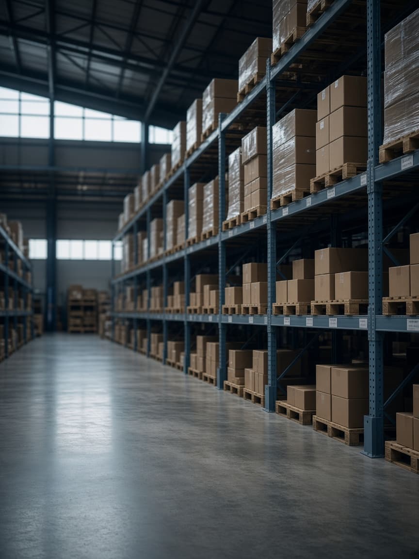 Organized distribution warehouse
